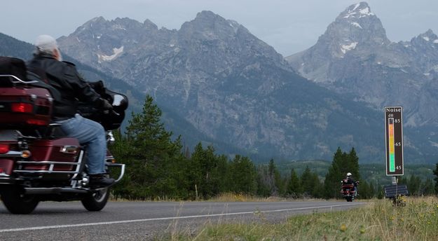 Noise monitoring in park. Photo by Grand Teton National Park.