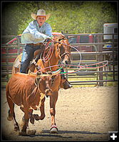 A Roping. Photo by Terry Allen.