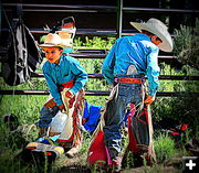 Gearing Up. Photo by Terry Allen.