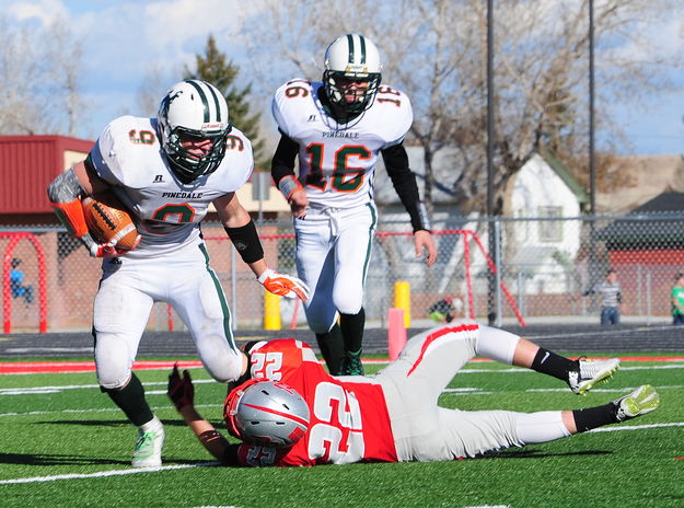 Tackle - Fear. Photo by Terry Allen.