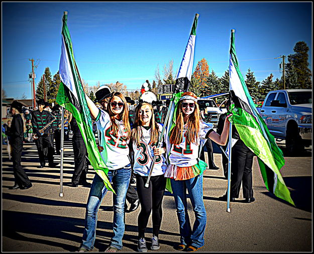 Flag Girls. Photo by Terry Allen.