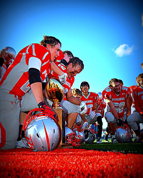 Taking a Knee. Photo by Terry Allen.