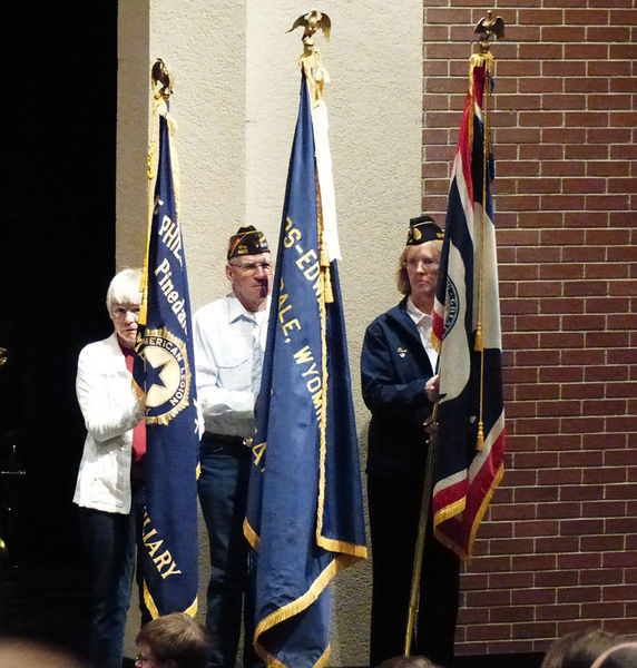 Color Guard. Photo by Dawn Ballou, Pinedale Online.