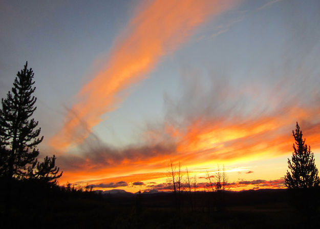 Colorful sunset. Photo by Bruce Morrison.