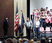 Color Guard. Photo by Dawn Ballou, Pinedale Online.