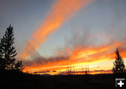 Colorful sunset. Photo by Bruce Morrison.