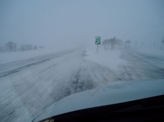 Interstate 80 in Wyoming. Photo by Wyoming Department of Transportation.