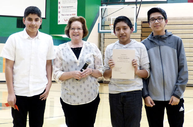 Green River Valley Museum award. Photo by Dawn Ballou, Pinedale Online.