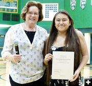 Dr. David Kathka Award. Photo by Dawn Ballou, Pinedale Online.