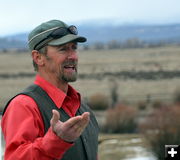 Dean Clause, WYG&F. Photo by Terry Allen, Pinedale Online.