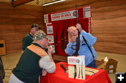 Author talk. Photo by Terry Allen, Pinedale Online.