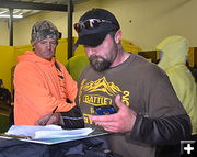 Brian and Andrew Calculate. Photo by Terry Allen.