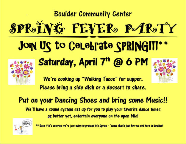 Boulder Spring Fever Party April 7. Photo by Boulder Community Center.