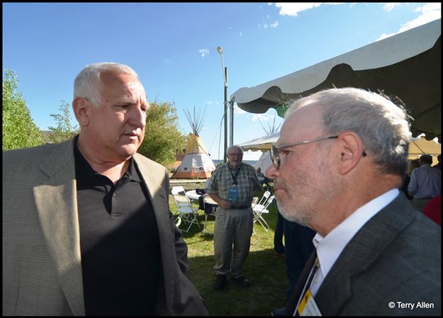 Sam Galeotos and Albert Sommers. Photo by Terry Allen.