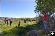 Mike Kaul Teaches Fly Casting. Photo by Terry Allen.