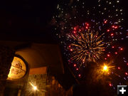 Over the front door. Photo by Dawn Ballou, Pinedale Online.