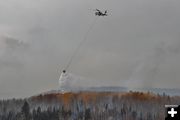 Water drop. Photo by Roosevelt Fire Information.