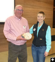 Max Lockett - Pinedale Lions Club. Photo by Dawn Ballou, Pinedale Online.