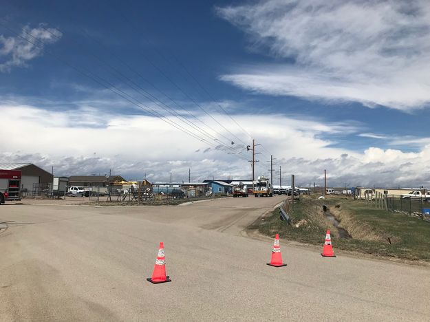 Marbleton tornado damage. Photo by Sublette County Sheriff's Office.