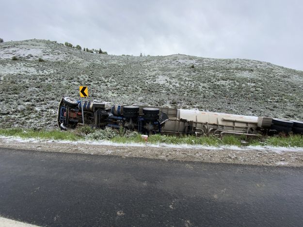 Just missed the road signs. Photo by Courtesy Photo.