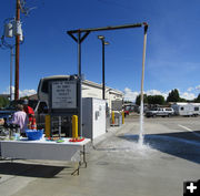 Water fill. Photo by Dawn Ballou, Pinedale Online.