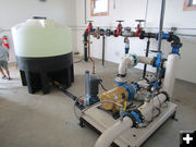 Fertigation system. Photo by Dawn Ballou, Pinedale Online.