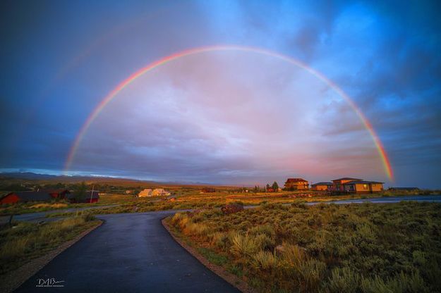 Afterstorm rainbow. Photo by Dave Bell.