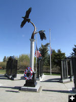 Pinedale Veterans Memorial. Photo by Pinedale Online.