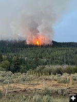 Merna Butte Fire Aug 10. Photo by .