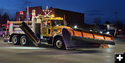 WYDOT Snow Plow float. Photo by Pinedale Online.