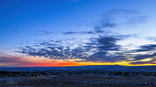 Beautiful Subtle Sublette Sunset. Photo by Dave Bell.