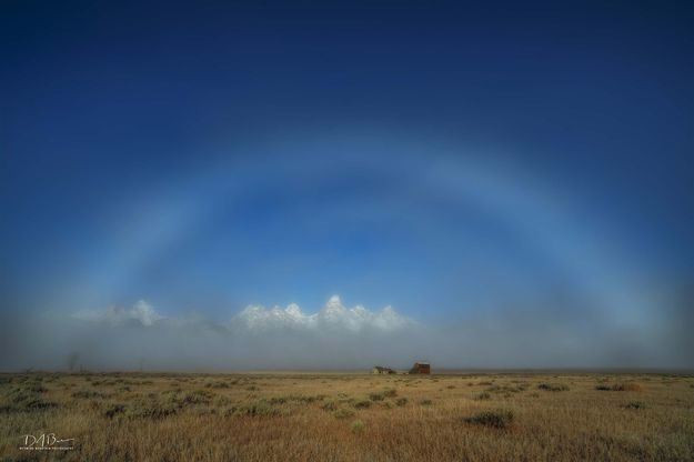 Grand Teton Fog Bow. Photo by Dave Bell.