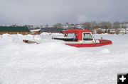 Buried Truck. Photo by Pinedale Online.