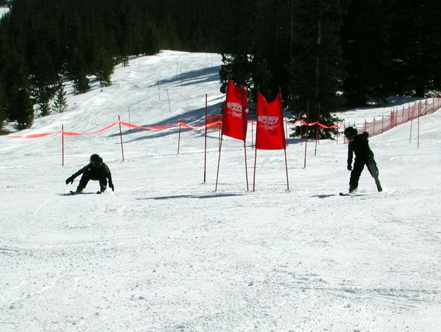 Stretching for the Finish Line. Photo by Pinedale Online.