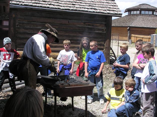 Blacksmith forge. Photo by Pinedale Online.