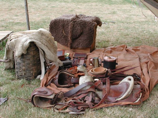 Mountain man gear. Photo by Pinedale Online.