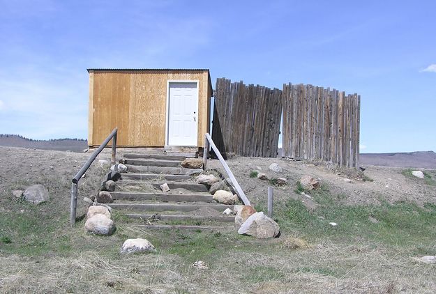 Wildlife Viewing Blind. Photo by Pinedale Online.