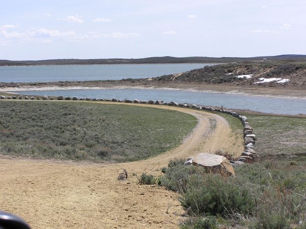 Rocks block some areas. Photo by Pinedale Online.