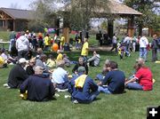 Clean up gathering. Photo by Pinedale Online.