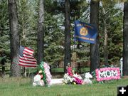 VFW Flag. Photo by Pinedale Online.