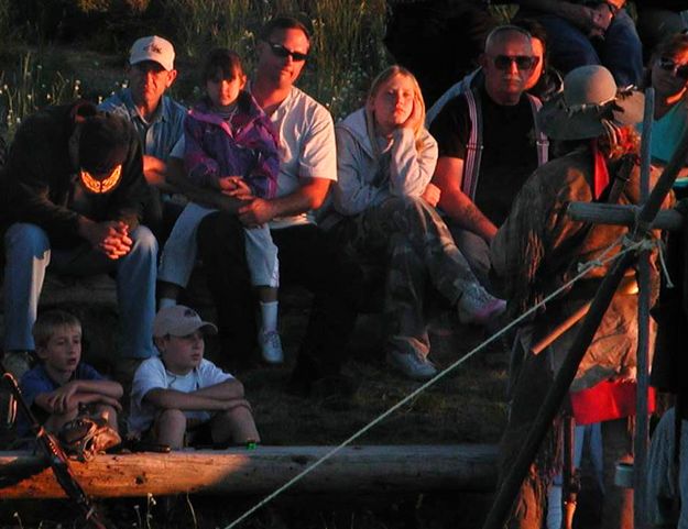 Campfore Stories at Dusk. Photo by Pinedale Online.