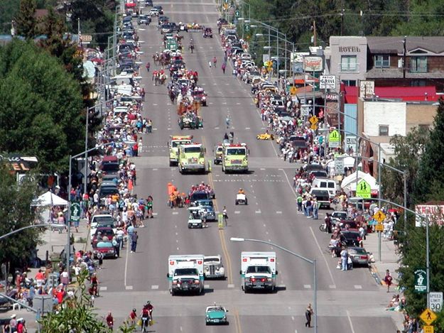 Rendezvous Parade. Photo by Pinedale Online.