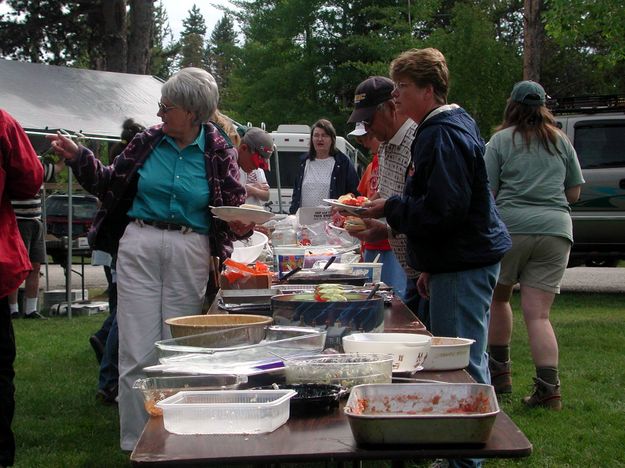 Picnic Tables. Photo by Pinedale Online.