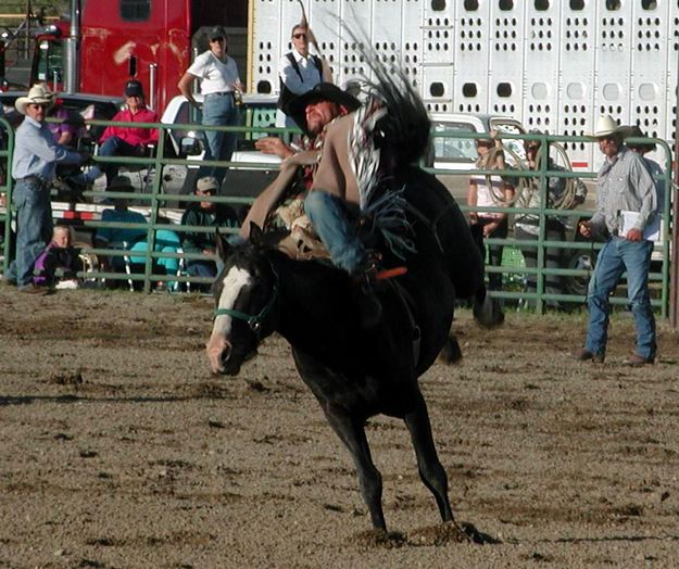 Bareback Rider. Photo by Pinedale Online.