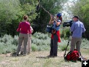 Discovery Channel Camera Crew. Photo by Pinedale Online.