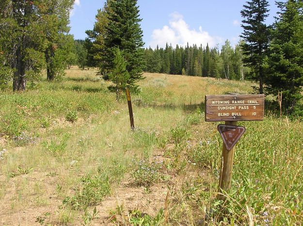 Wyoming Range trailhead. Photo by Pinedale Online.