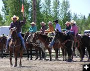 Flag is up. Photo by Pinedale Online.