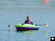 Rubber Row Boat. Photo by Pinedale Online.