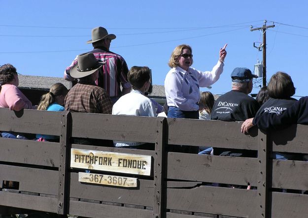 Wagon tour of Historic District. Photo by Pinedale Online.