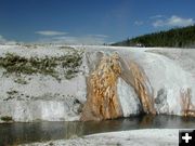 Mammouth Hot Springs. Photo by Pinedale Online.